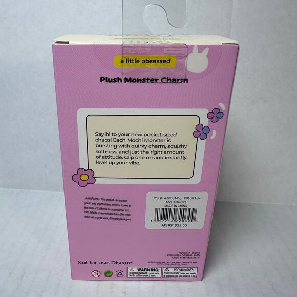 New mochi monster labubu charm pink - Picture 3 of 5